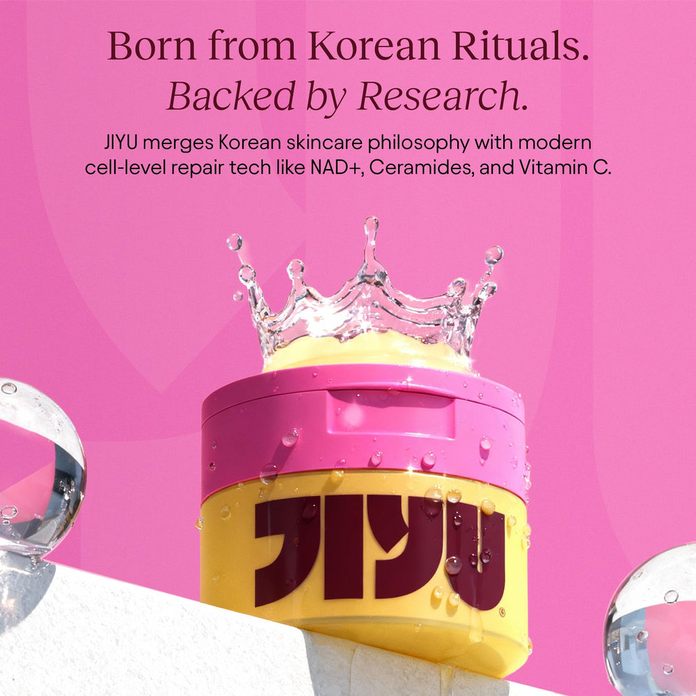 JiYu NAD+ product packaging and clean, premium branding close-up.