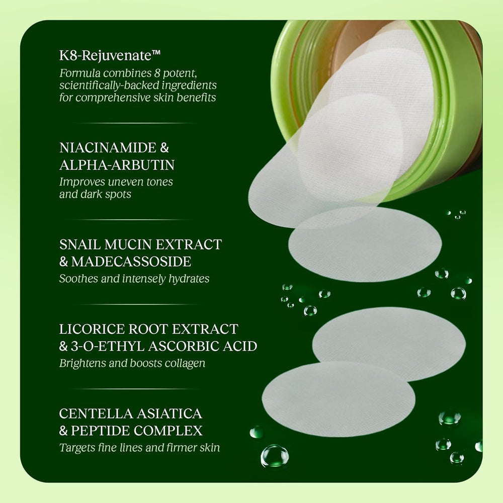 Close-up of snail mucin ingredient detail in JiYu formula.