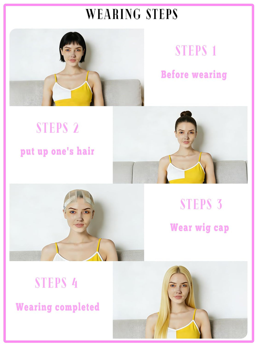 JKIBOO wig cap suitable for daily wear or cosplay