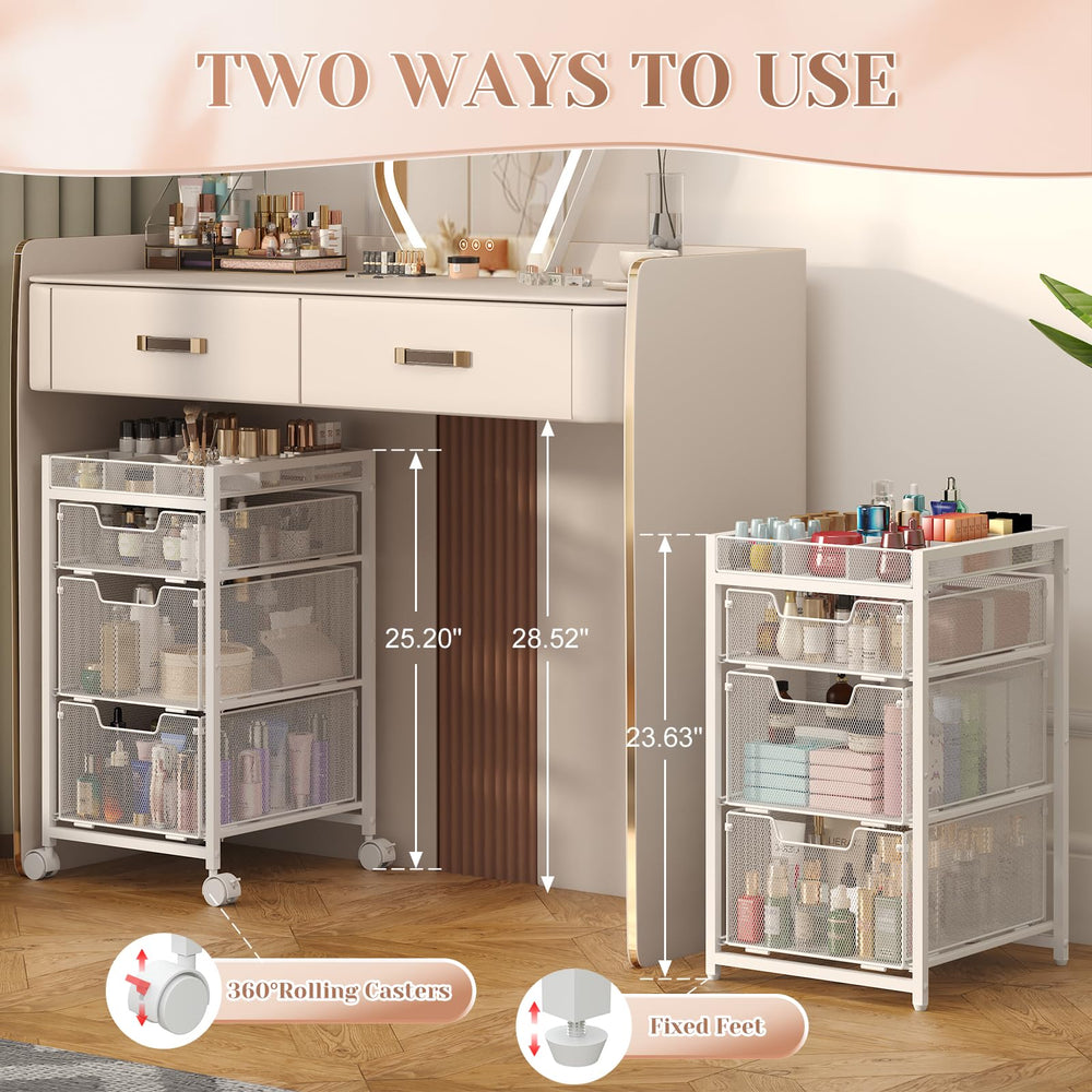 JKsmart drawers hold up to 20 pounds each for heavier items