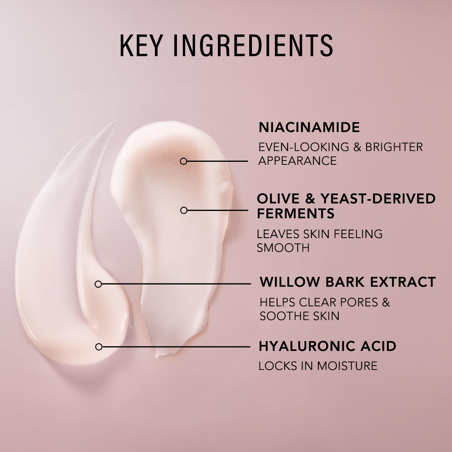 JLO Beauty bottle label close-up emphasizes premium ingredients.