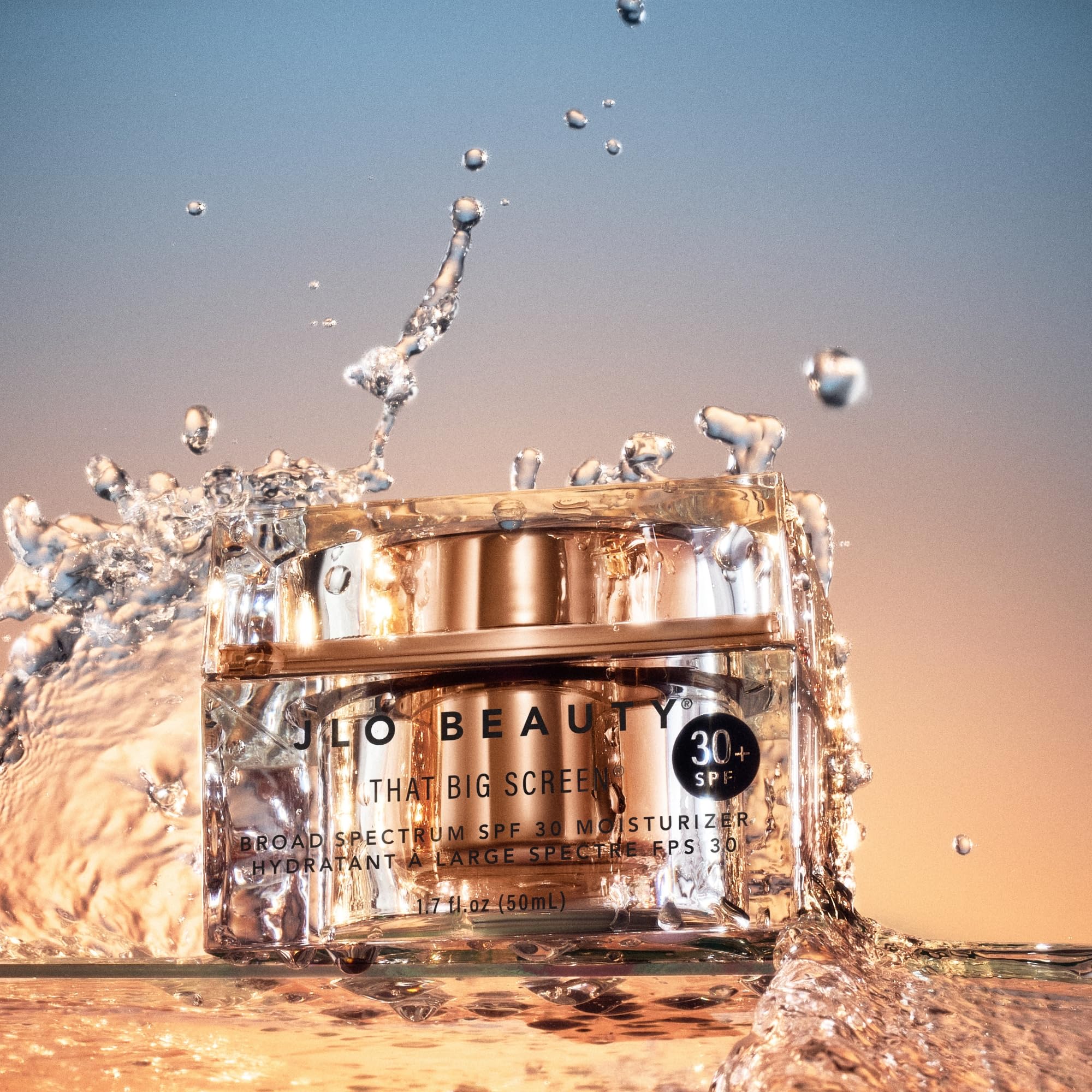 JLO BEAUTY brand story image celebrating radiant skin