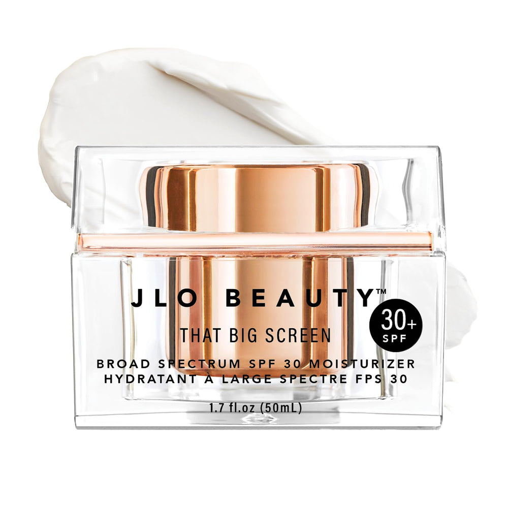 JLO BEAUTY SPF 30 moisturizer jar for daily hydration and sun protection