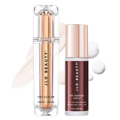 JLO Beauty Day Serum bottle pump for hydration and daytime radiance.