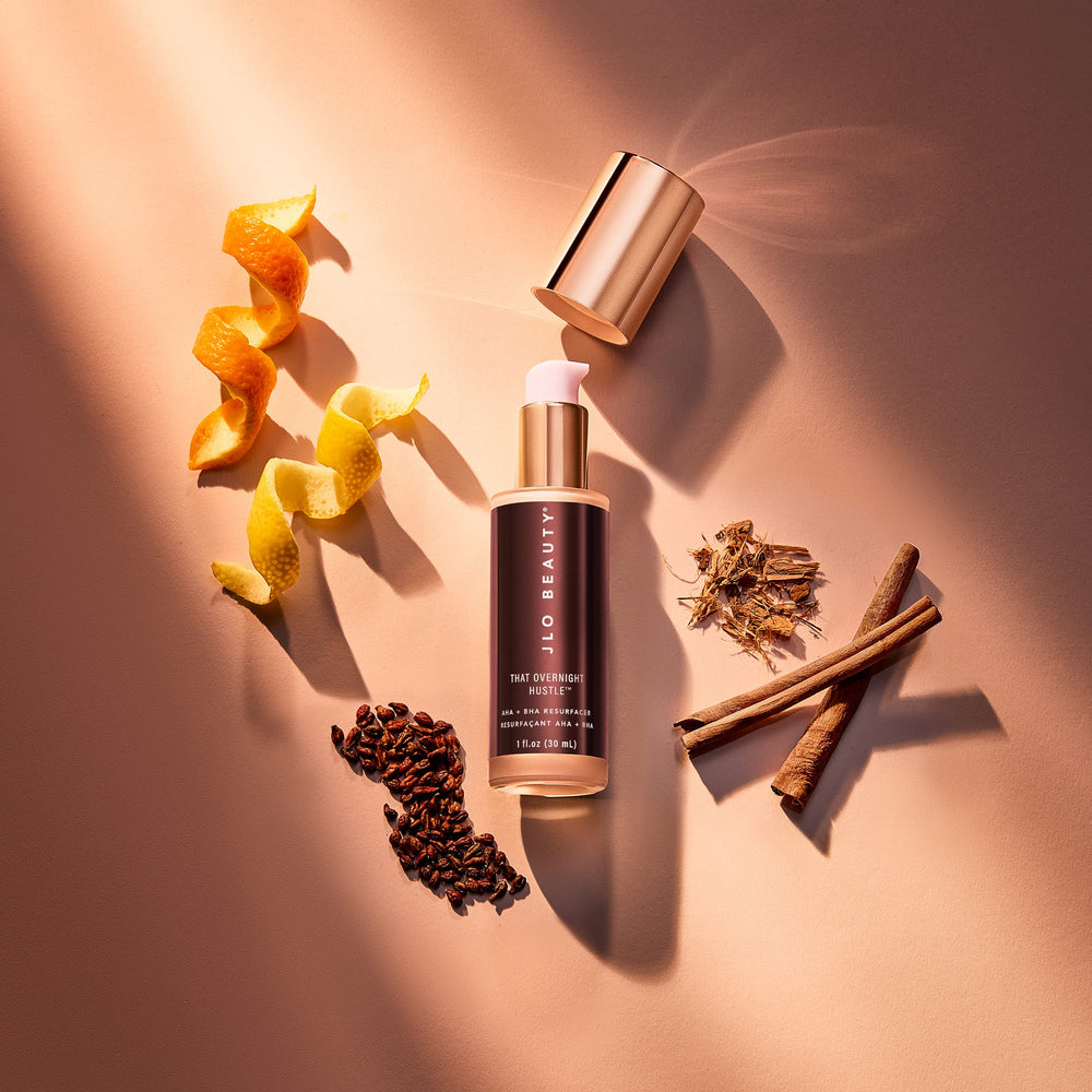 JLO BEAUTY Nightly Hydration nourishes skin while you sleep for a dewy finish