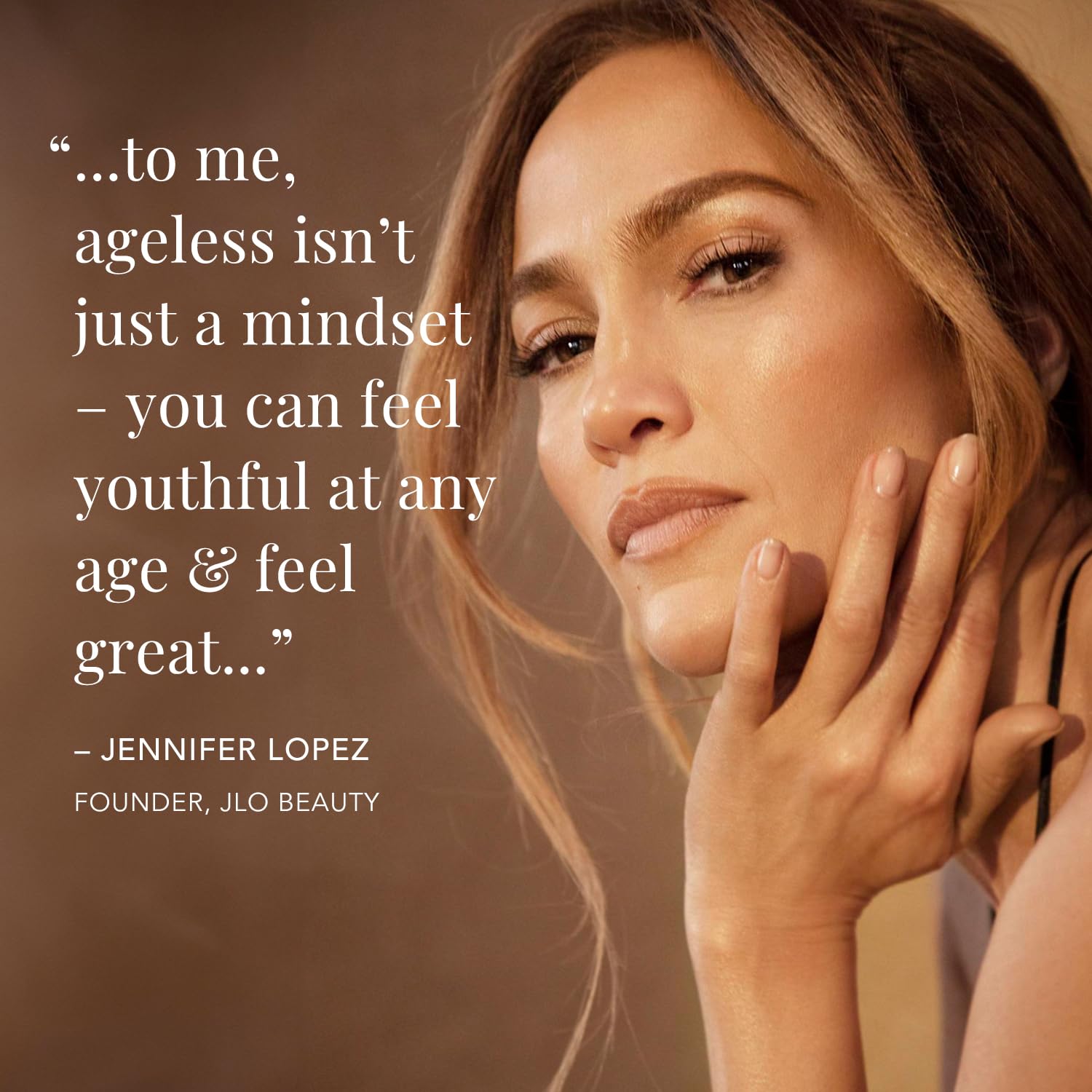 JLO Beauty Non-comedogenic clean formula in a jar