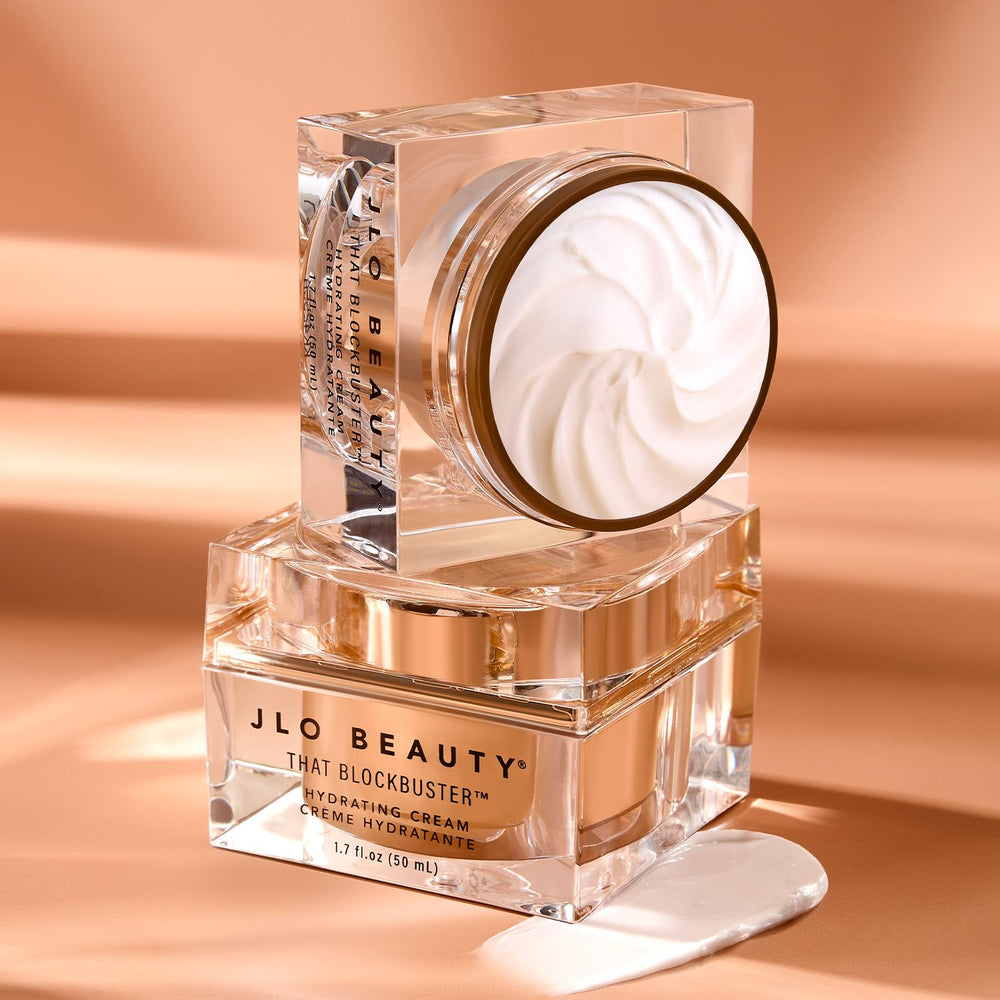 JLO Beauty 1.7 oz jar displayed as part of routine