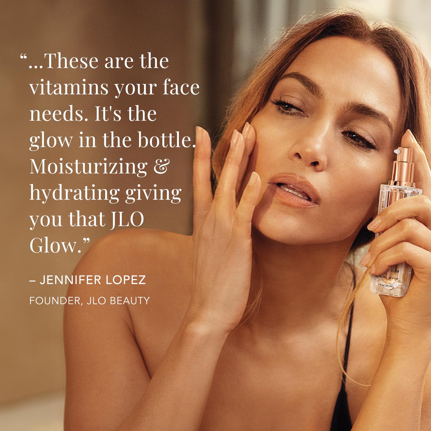 JLO Beauty travel-size box ideal for vacations and on-the-go skincare.