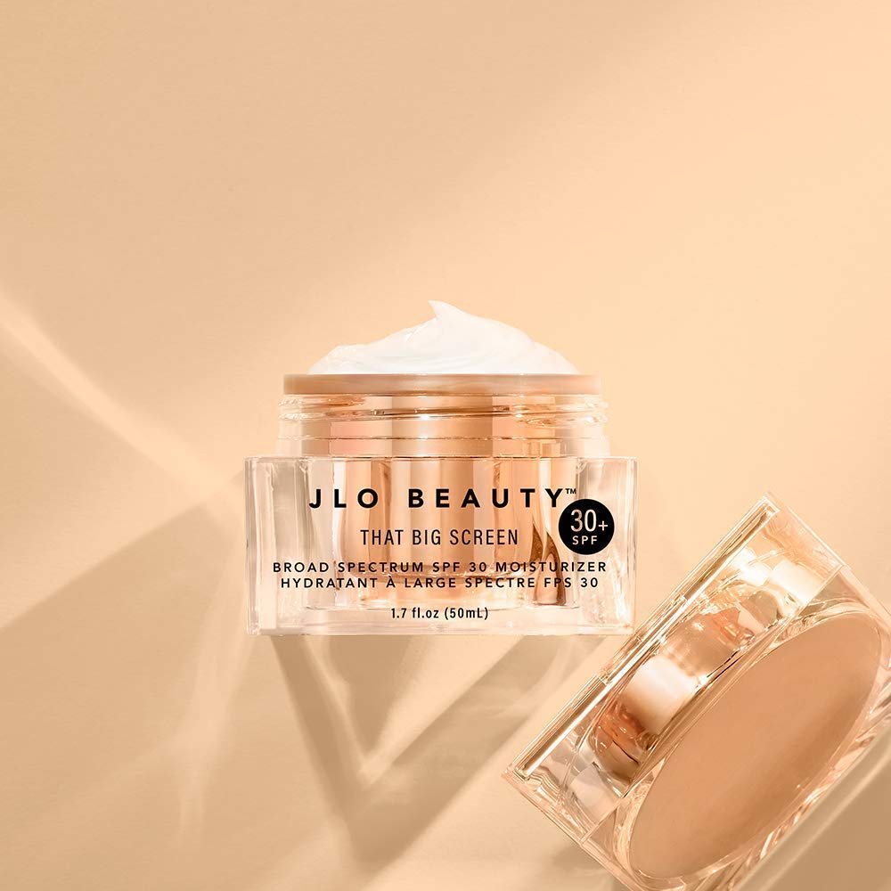 JLO BEAUTY under-makeup friendly SPF applied on skin