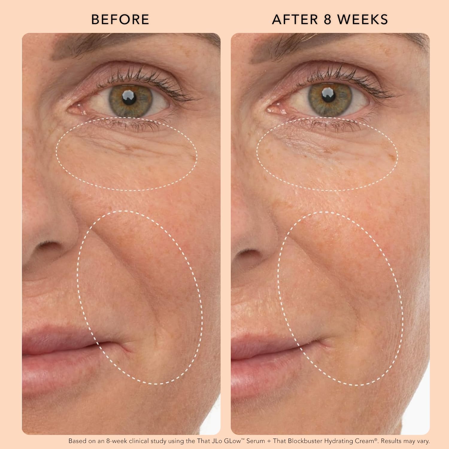JLO Beauty Yeast Ferment and Peptides for silky-smooth skin texture