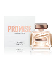 JLo Promise heart notes honeysuckle and jasmine create a graceful floral core.