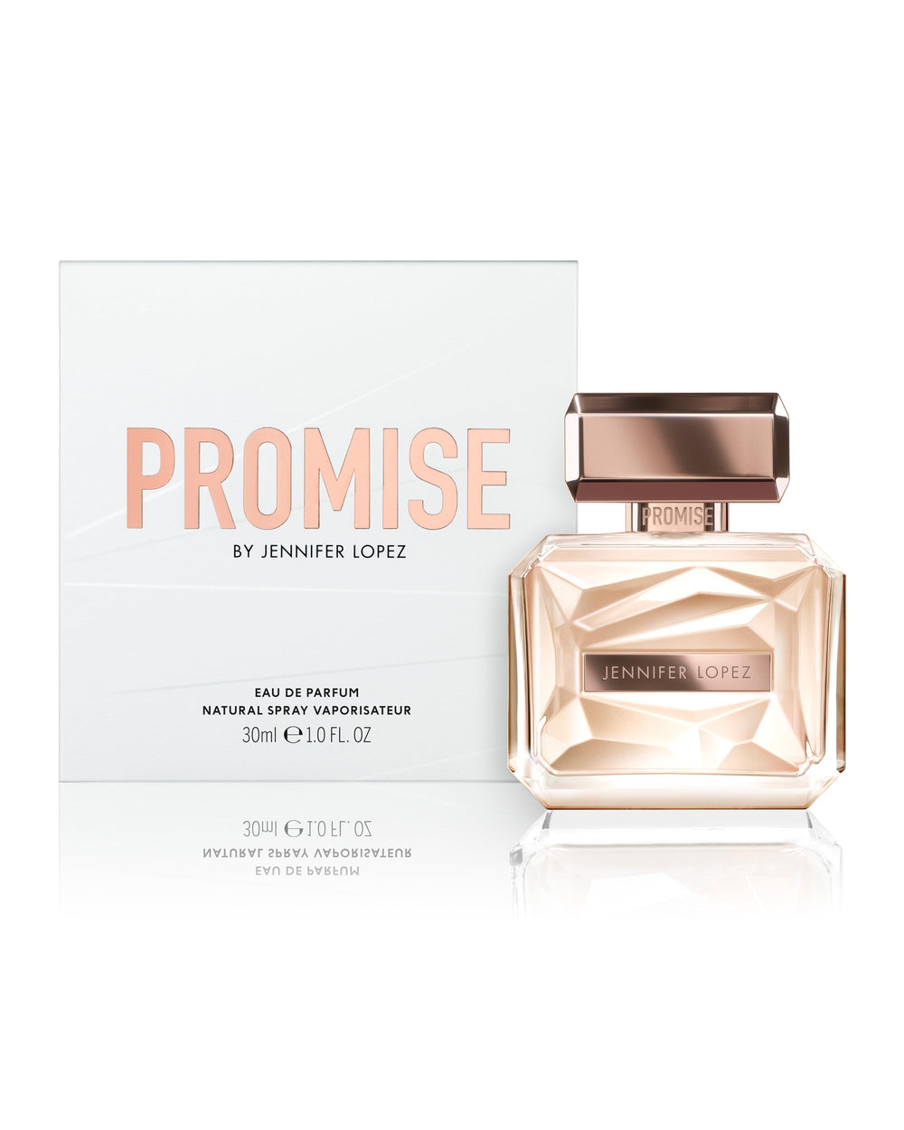 Jennifer Lopez Promise spray-action shot, easy application and on-the-go confidence.