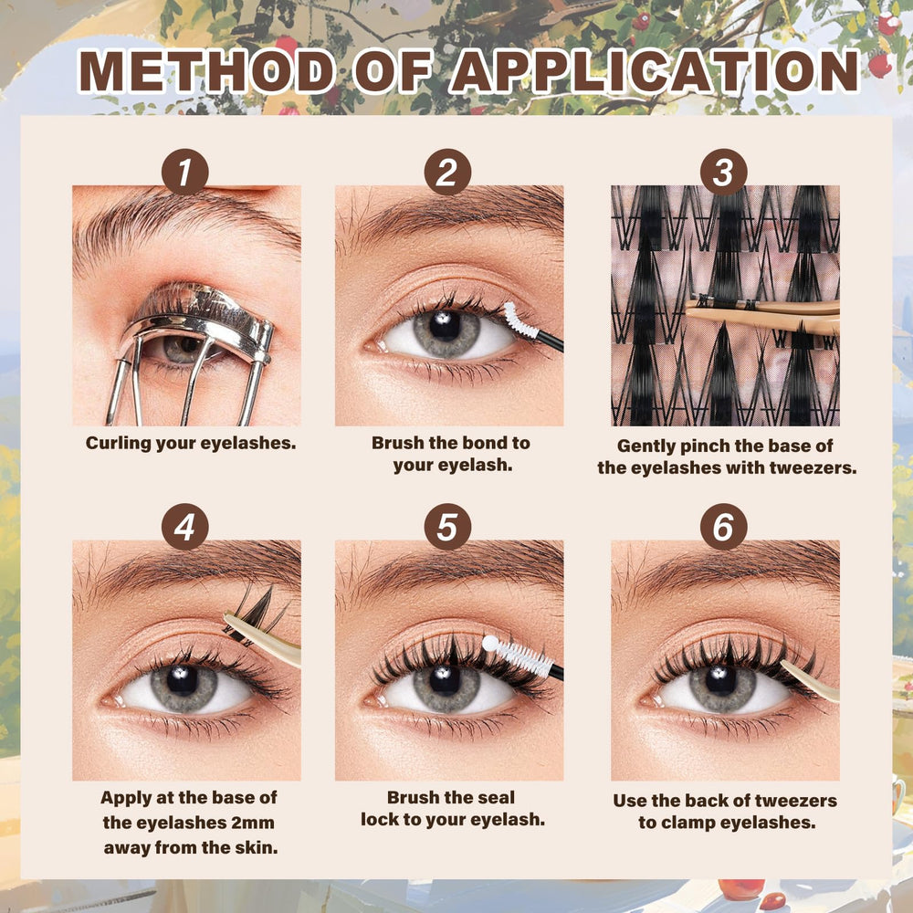 JMS&JMS Step-by-step guide for at-home lash styling