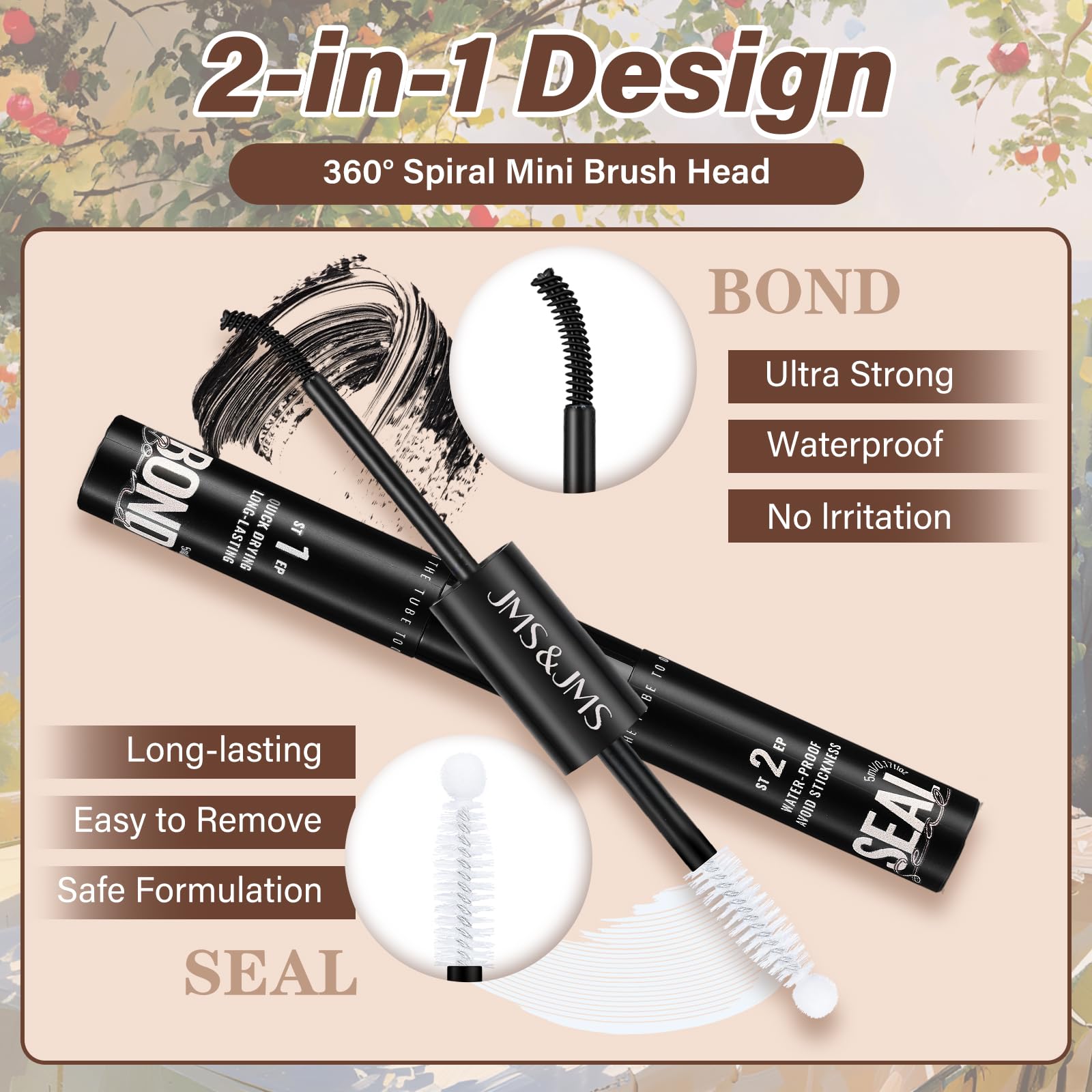JMS&JMS DIY lash extensions at home for customizable looks