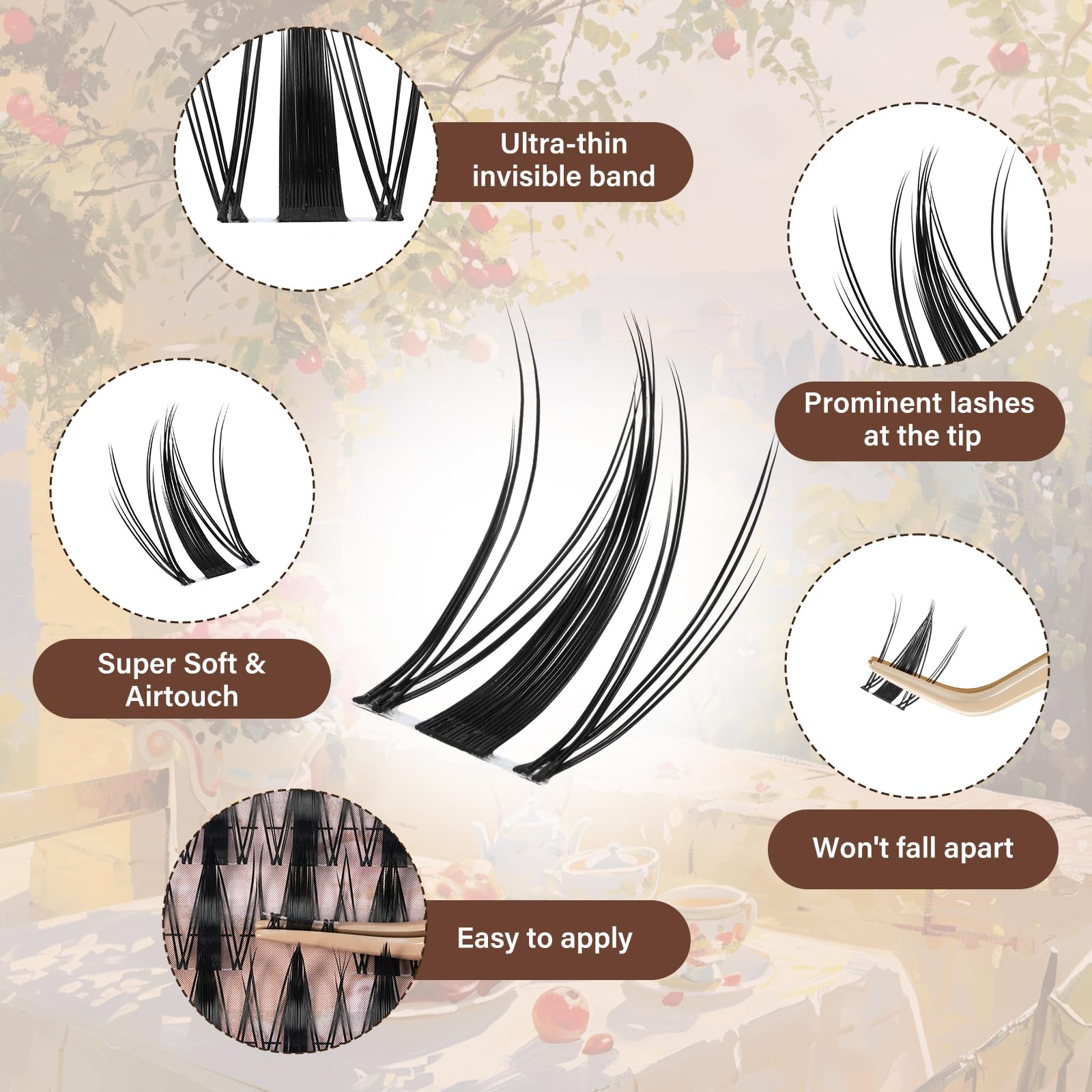 JMS&JMS Handmade synthetic fibers feel light and comfortable