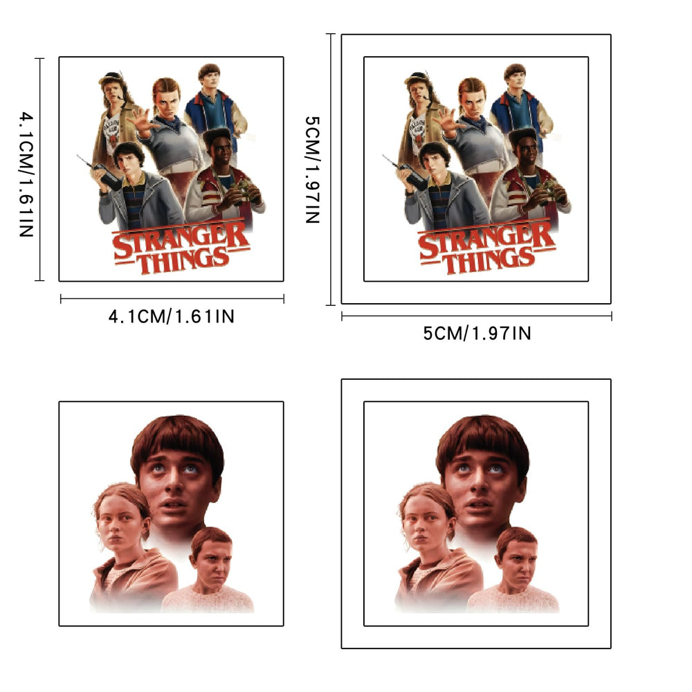 JMYUJX Stranger Things 5 arm application design for quick, fun body art.