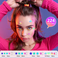 Jo Dominic green star patch blends with skin while absorbing impurities.