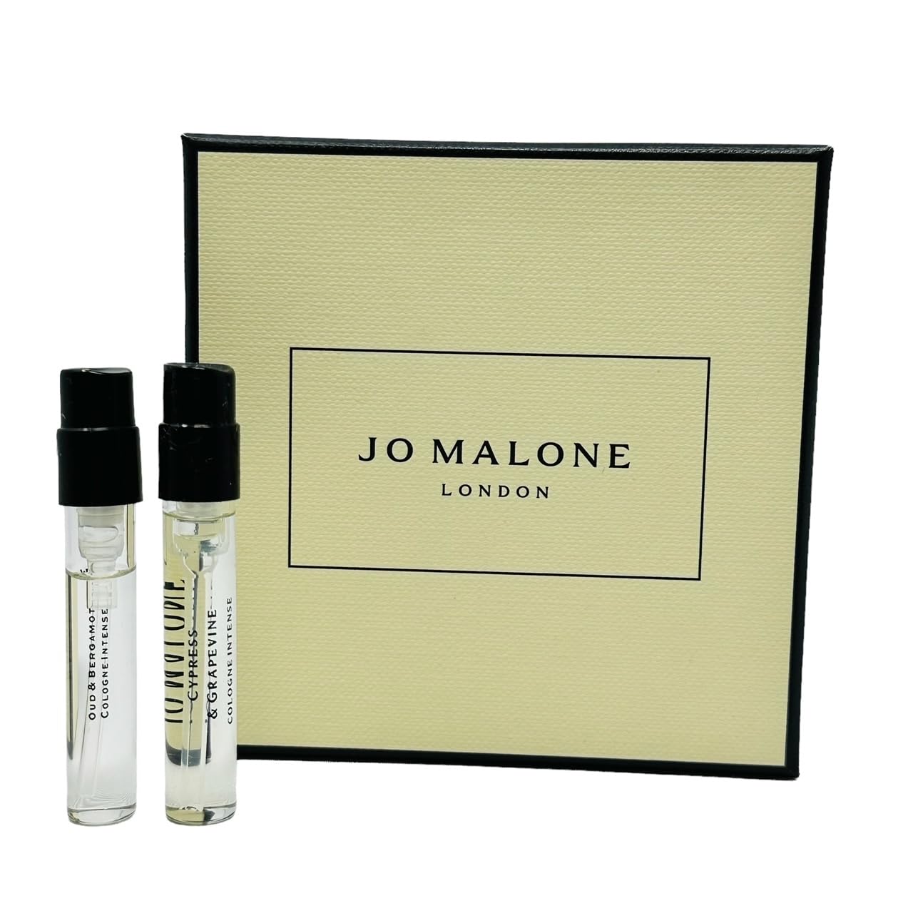 Jo Malone Cypress & Grapevine sample vial for testing before purchase.
