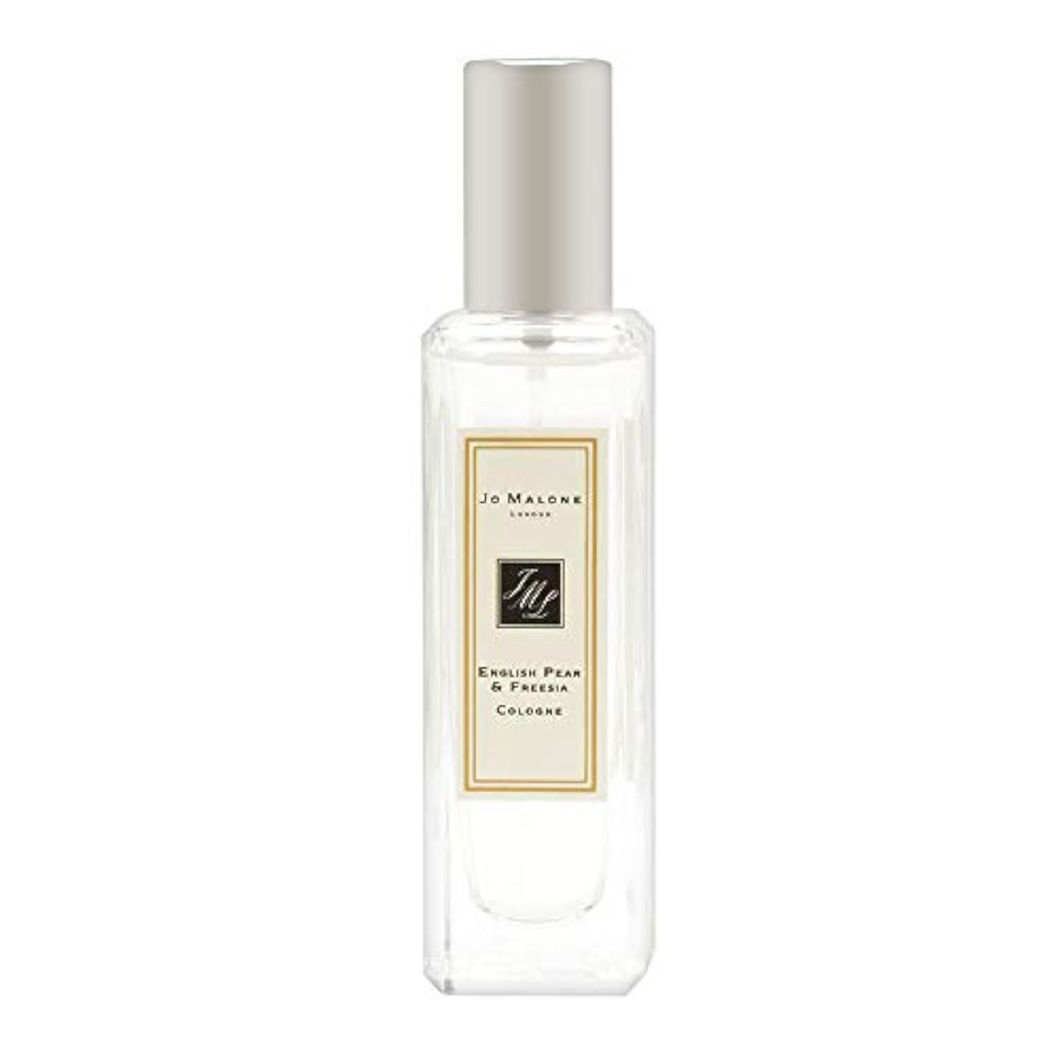 Jo Malone English Pear & Freesia bottle shows crisp, refined fragrance for daily wear