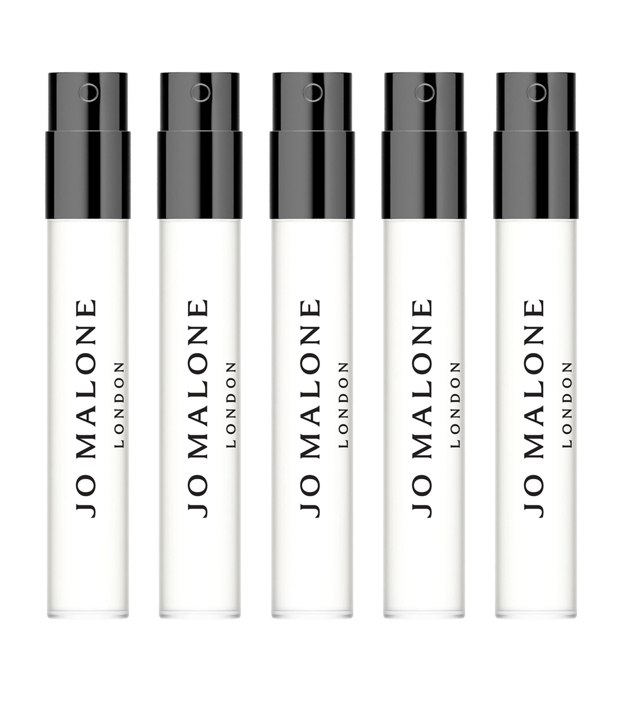 Jo Malone fragrance vials arrangement highlighting mix-and-match opportunities.