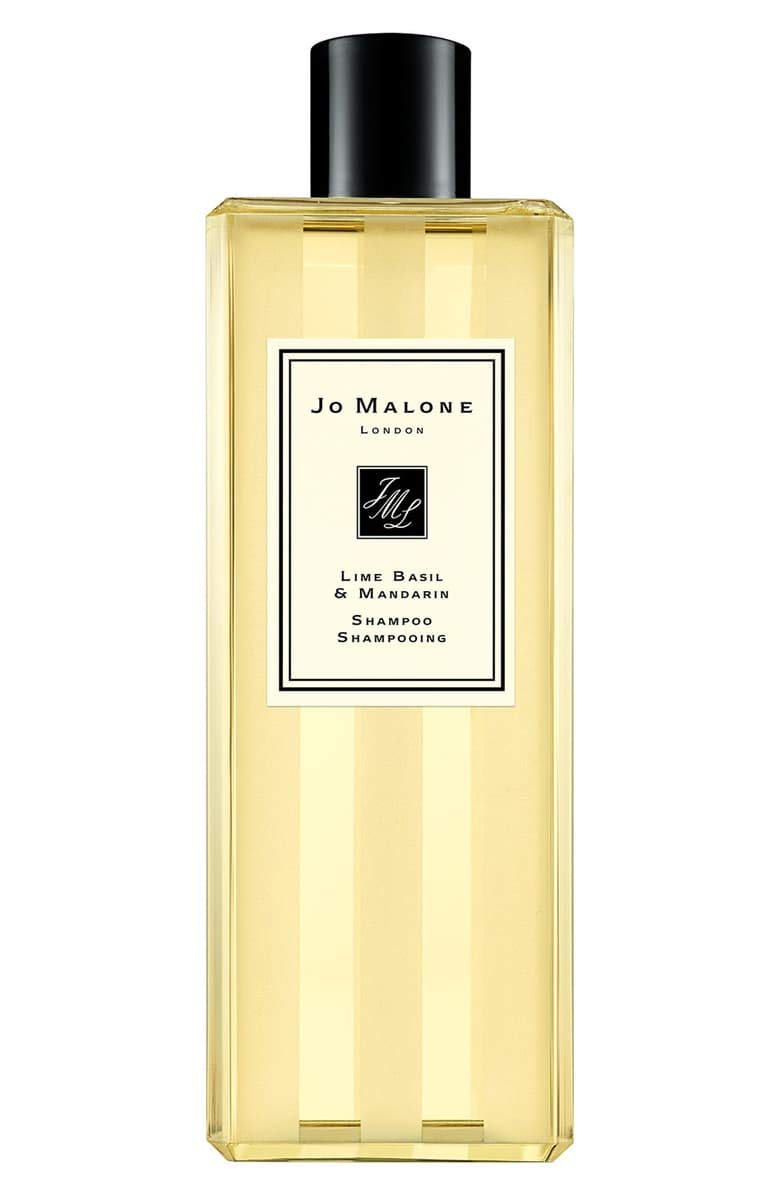 Ingredients in Jo Malone Lime Basil & Mandarin Shampoo highlight lime basil and mandarin.