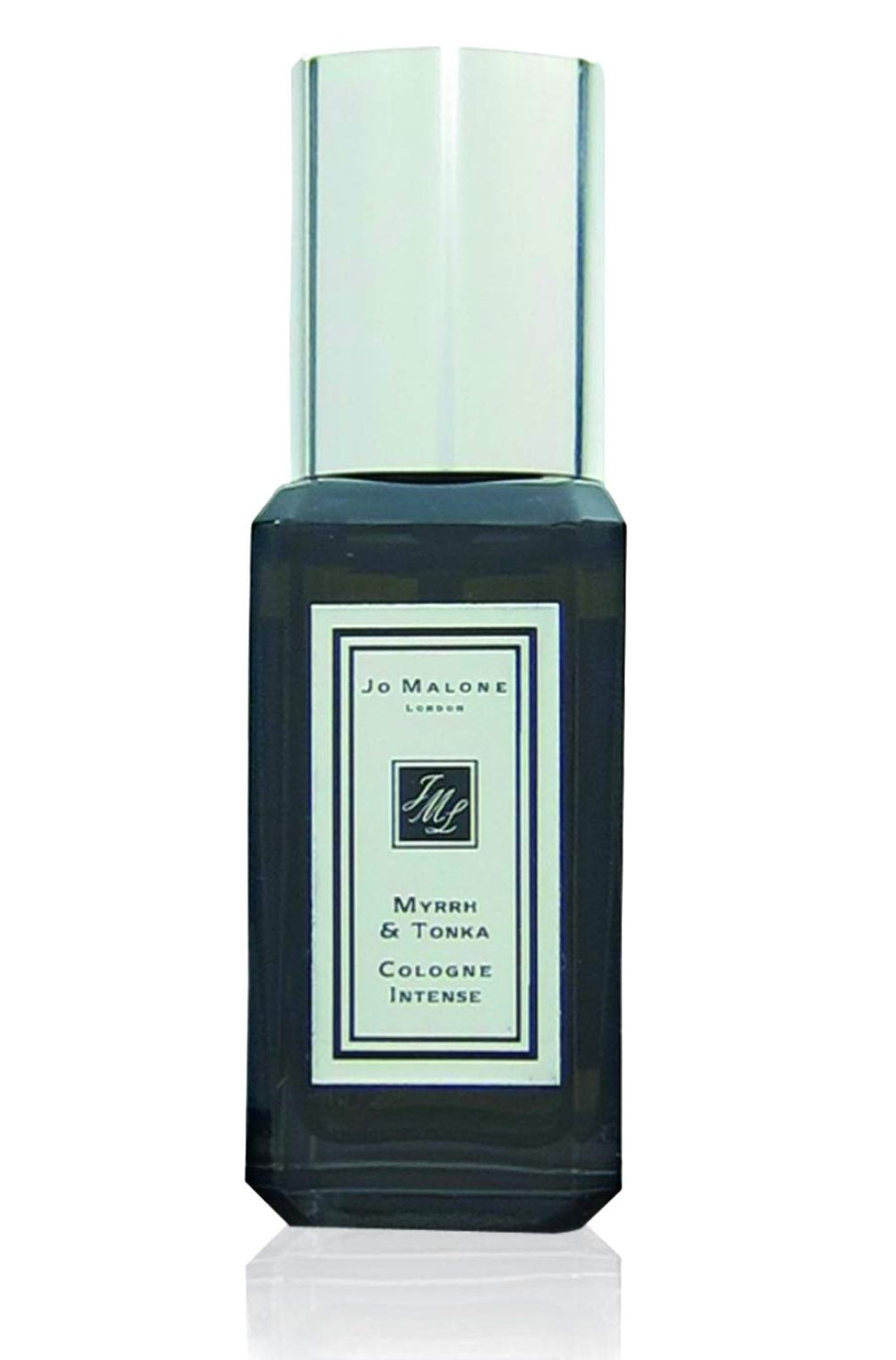 Jo Malone Myrrh & Tonka travel-size bottle for on-the-go fragrance trials