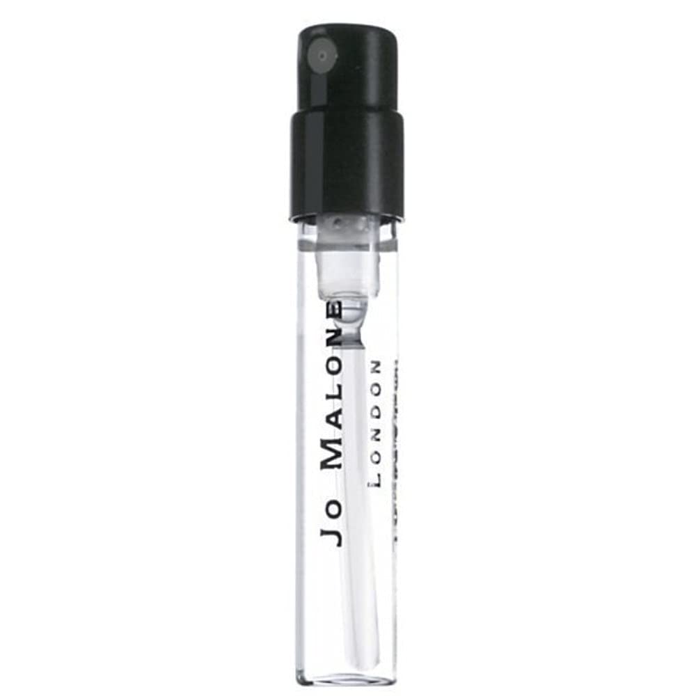 Jo Malone Myrrh and Tonka sample vial for testing scent before full-size purchase.