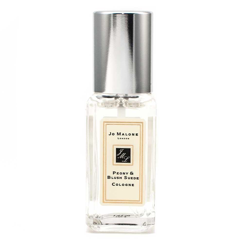 Jo Malone Peony and Blush Suede bottle offers refined floral scent for evening wear.