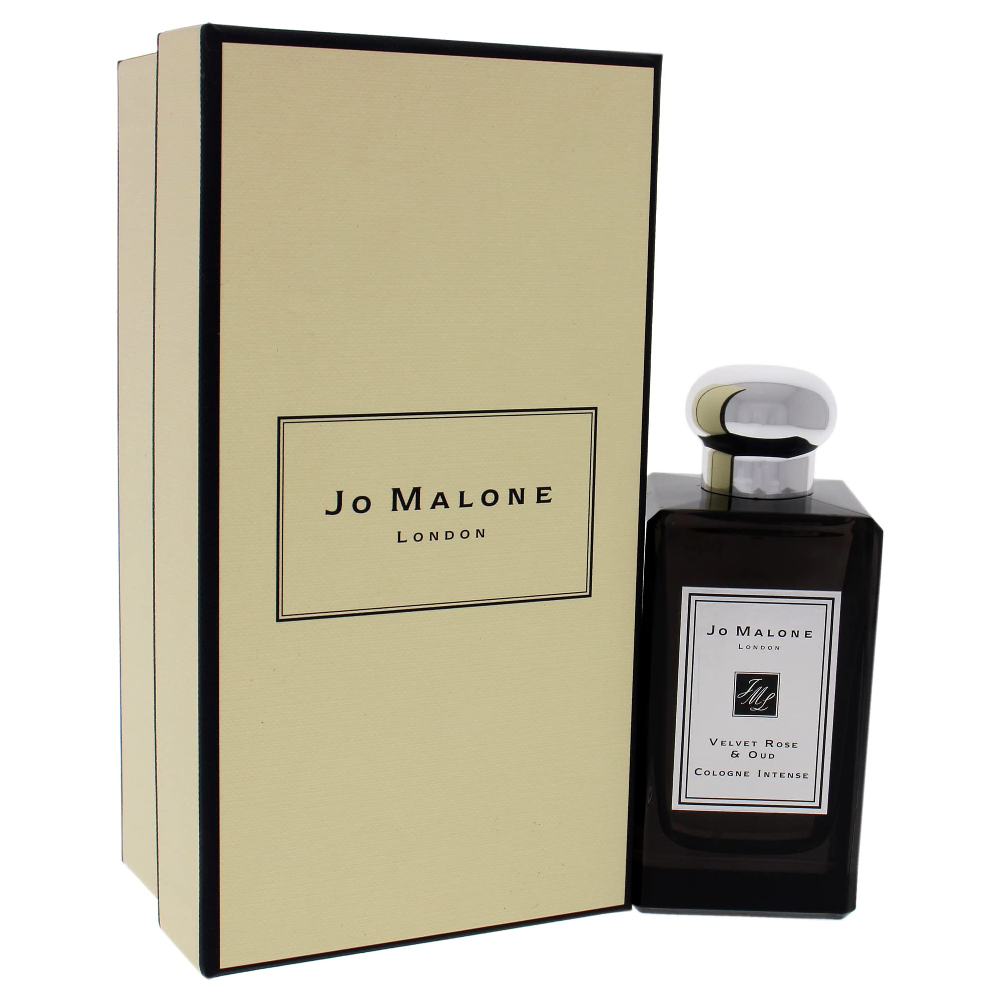 Jo Malone Velvet Rose & Oud packaging detail highlights gift-worthy luxury and refinement