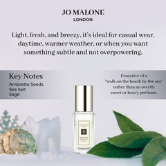 Travel-friendly 9 ml Wood Sage & Sea Salt sample by Jo Malone.