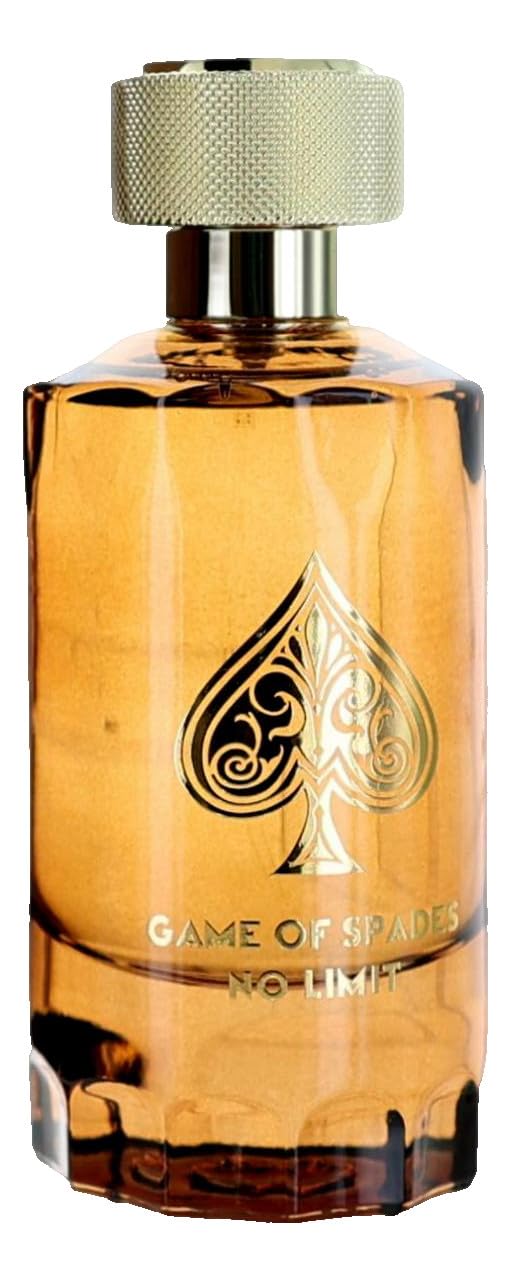 Jo Milano Game of Spades No Limit spray bottle cap detail for premium presentation