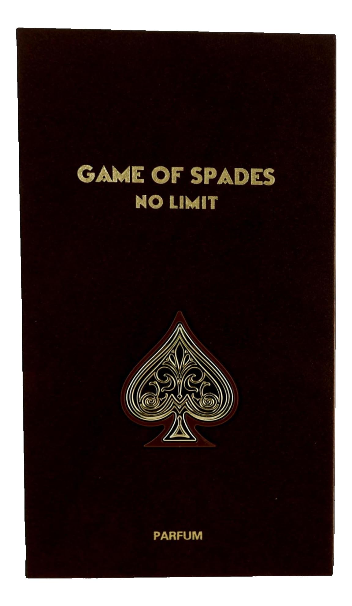 Jo Milano Game of Spades No Limit packaging design showcasing luxury and modern appeal