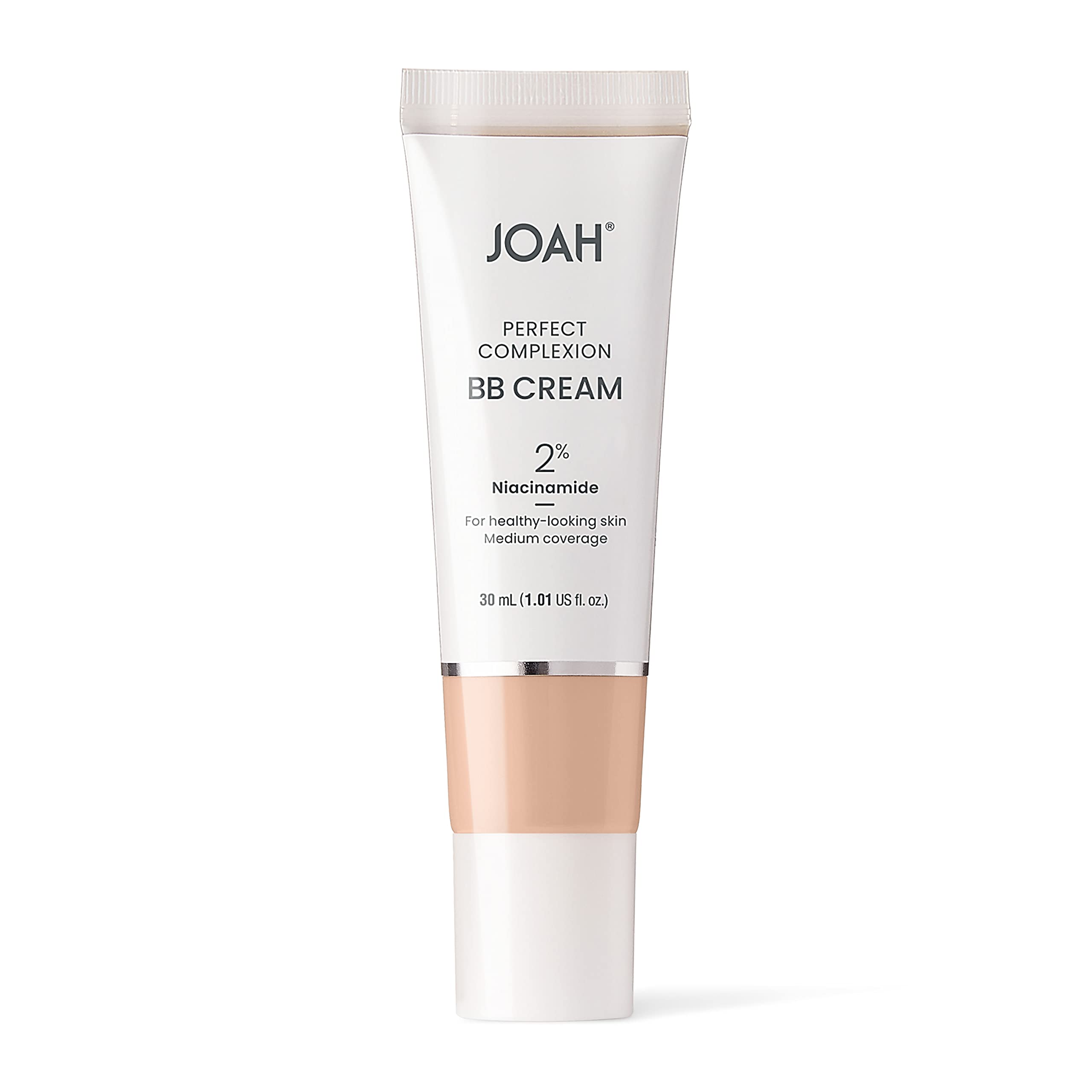 JOAH Beauty Perfect Complexion BB Cream swatches reveal even tone with lightweight finish