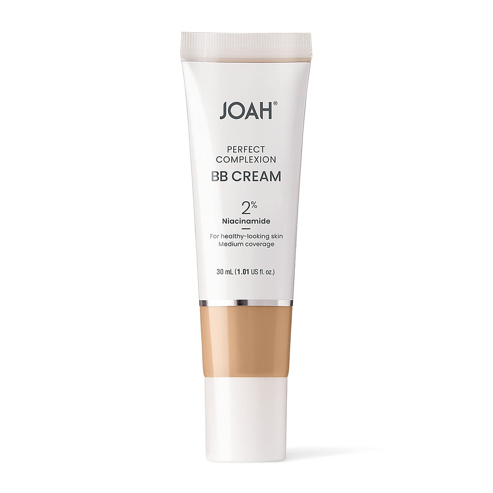 Texture swatch of JOAH BB Cream showing buildable coverage for a natural look