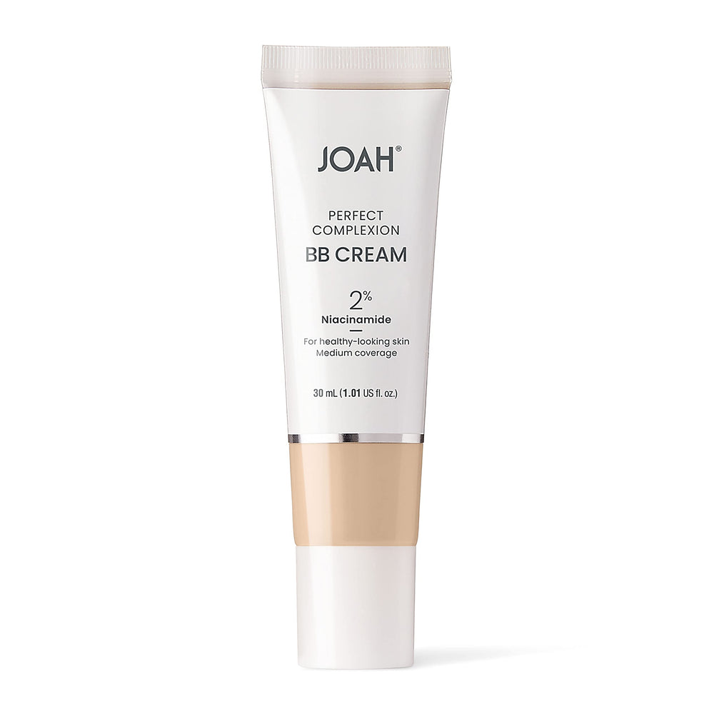 JOAH Beauty Perfecting BB Cream texture swirl demonstrates buildable coverage and natural finish