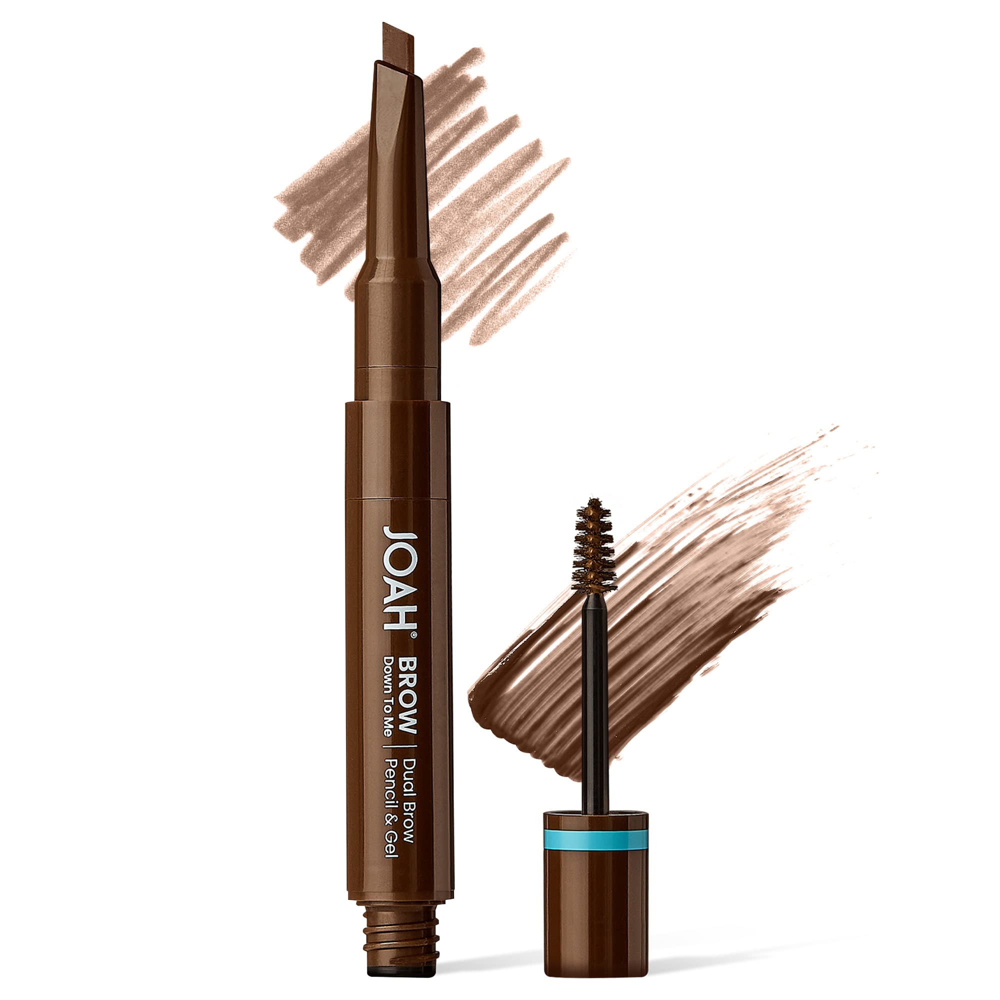 JOAH Brow Down To Me triangular-tip pencil for precise, hair-like brow definition.
