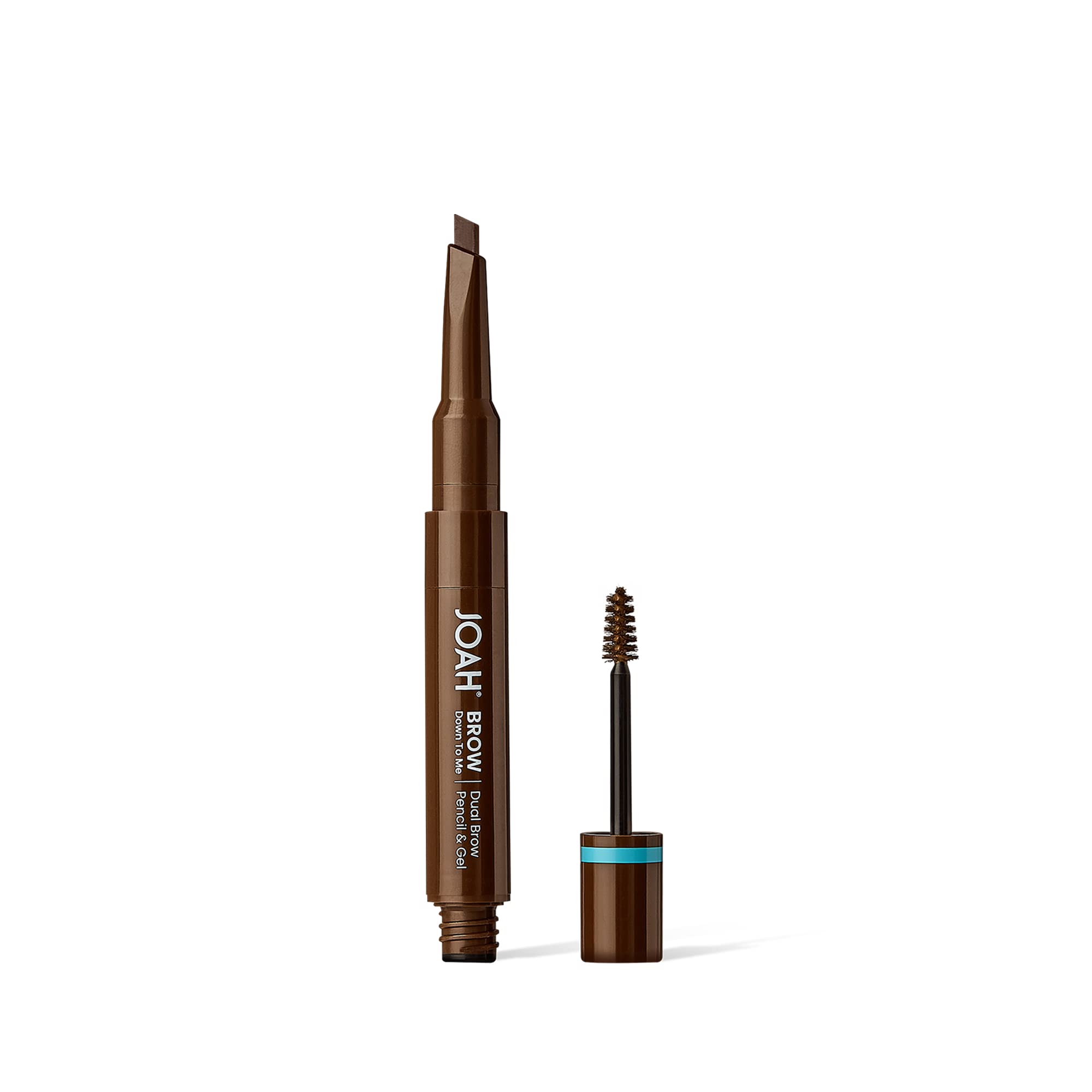 JOAH Brow Down To Me gel-pair showing lightweight, water-resistant hold for all-day brows.