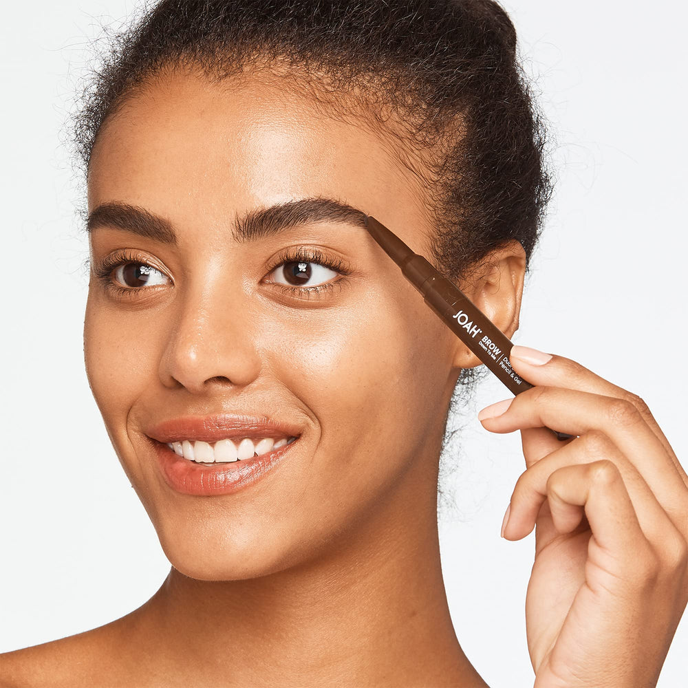 JOAH Brow Down To Me water-resistant gel keeps brows in place all day.