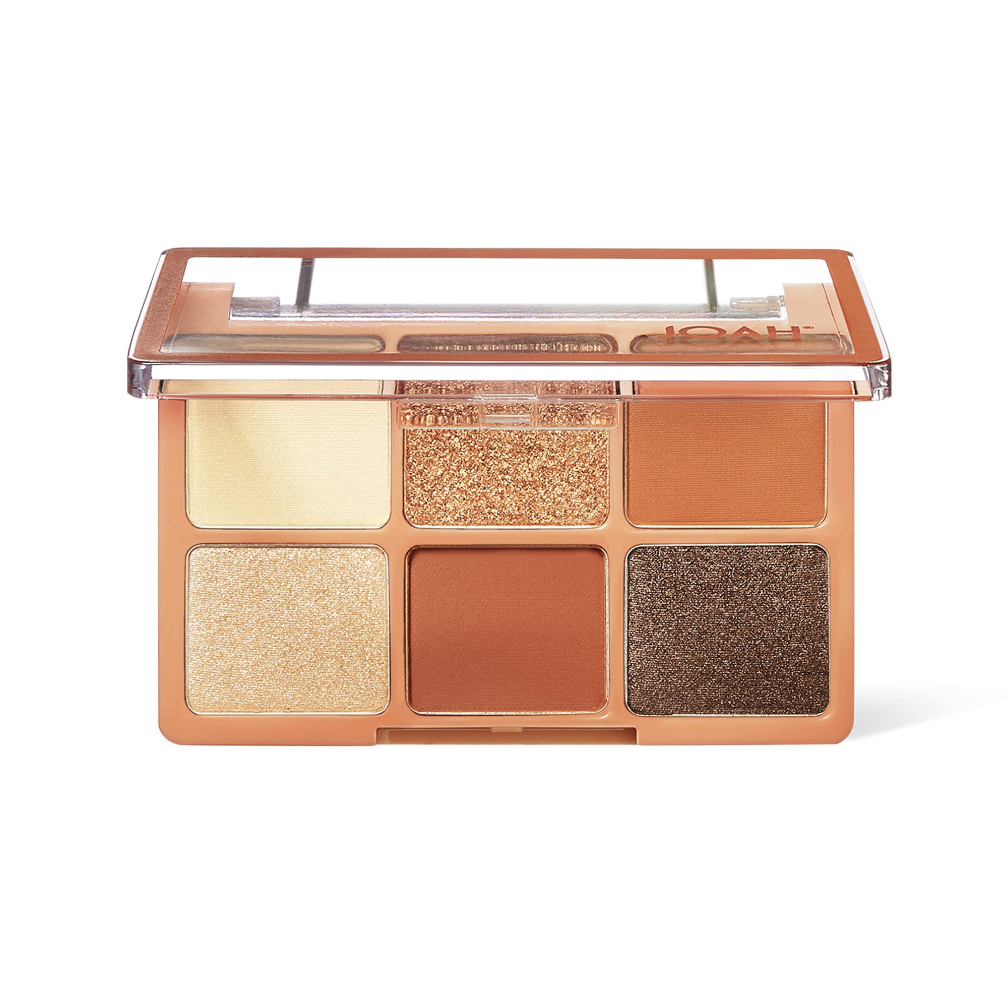 JOAH Escapades earth tones swatches, rich pigments for natural day looks.