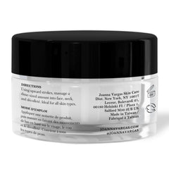 Joanna Vargas Eden Pro moisturizer pump demonstrating lightweight, fast-absorbing hydration.