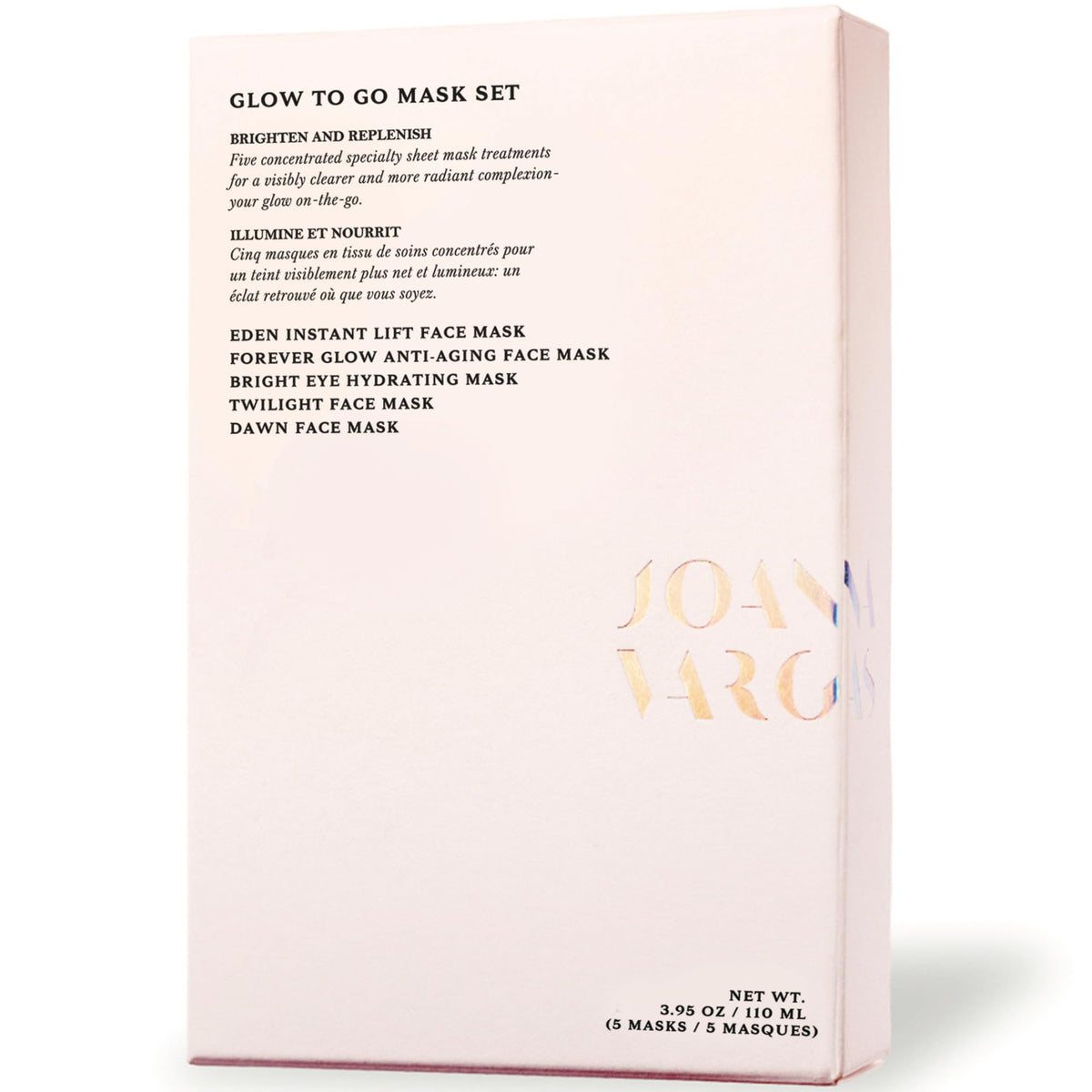 Joanna Vargas Glow To Go Eden Instant Lift mask sheet for hydration and refreshed look
