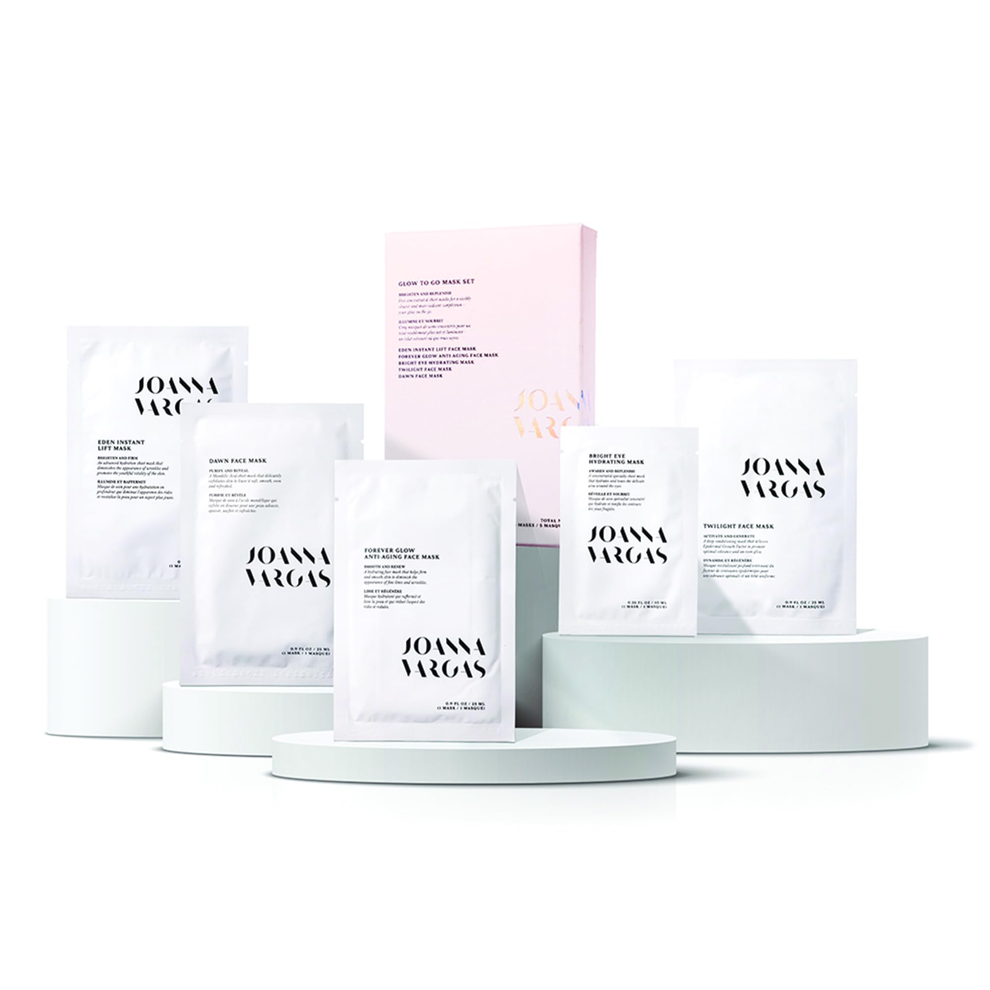 Joanna Vargas Glow To Go Twilight mask sheet revitalizes skin for evening prep