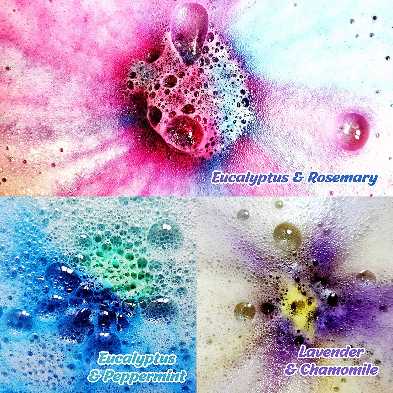 Joanne Arden Eucalyptus Peppermint bath bomb—cooling mint aroma for ease.