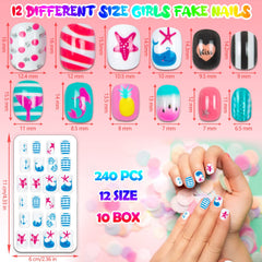 JOAOYO pre-glued kids nails for quick, mess-free DIY nail art at home
