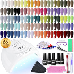 JODSONE 55-color gel polish set for versatile at-home manicures with long-lasting color