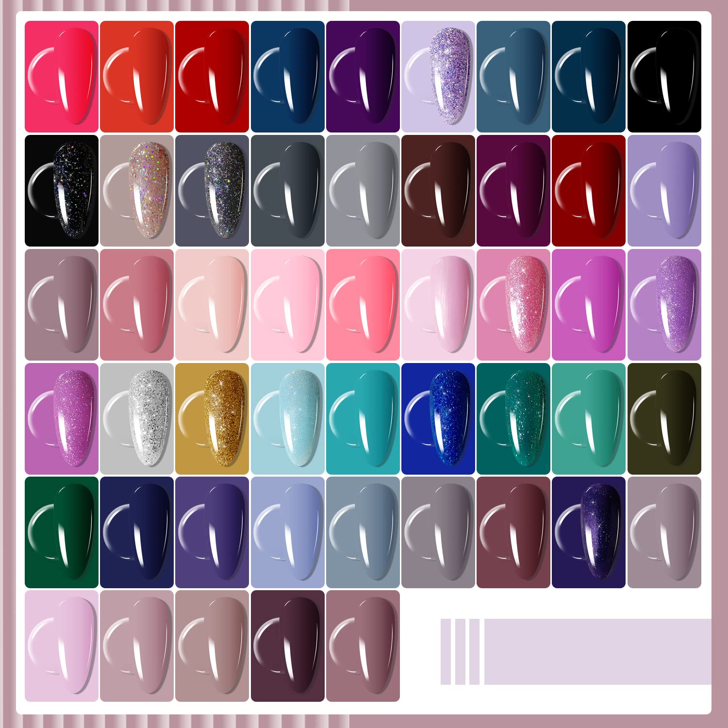 JODSONE base coat and top coat bottles in the bundle