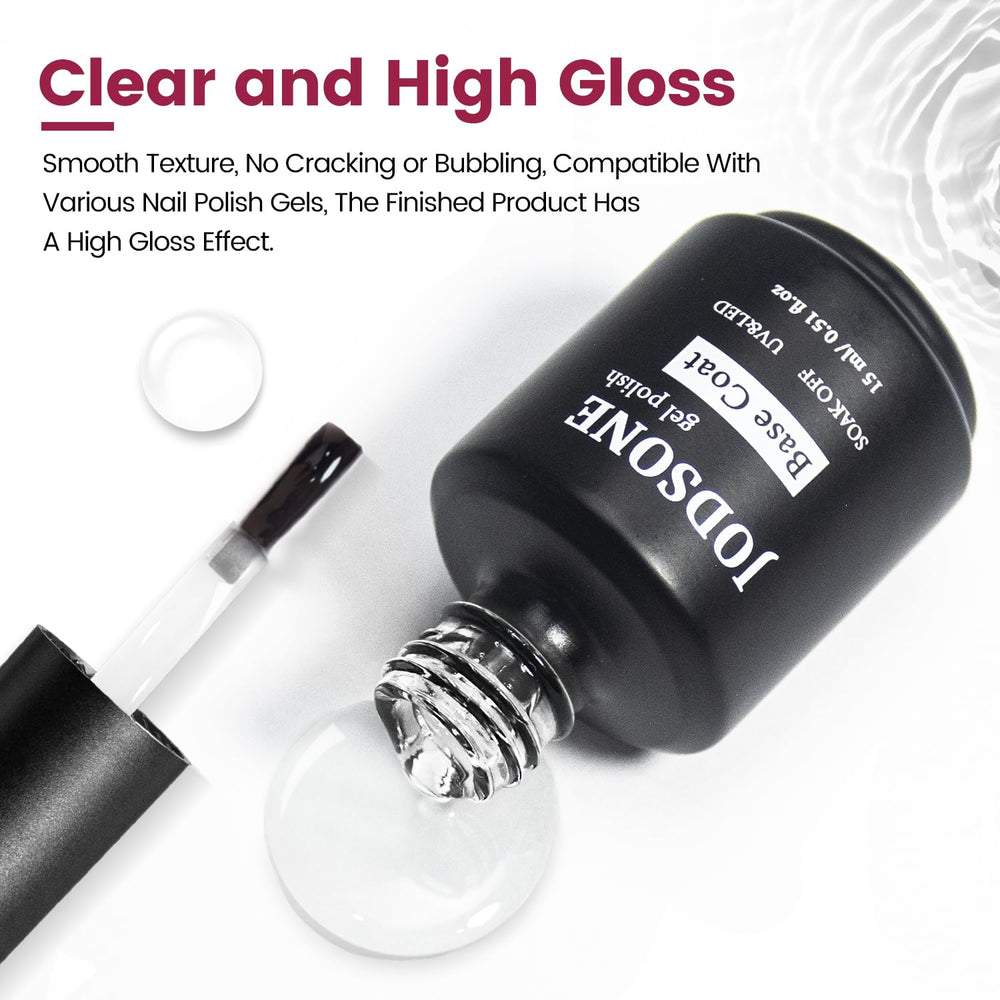 Jodsone base coat cuticle tip demonstrates neat edge lifting technique