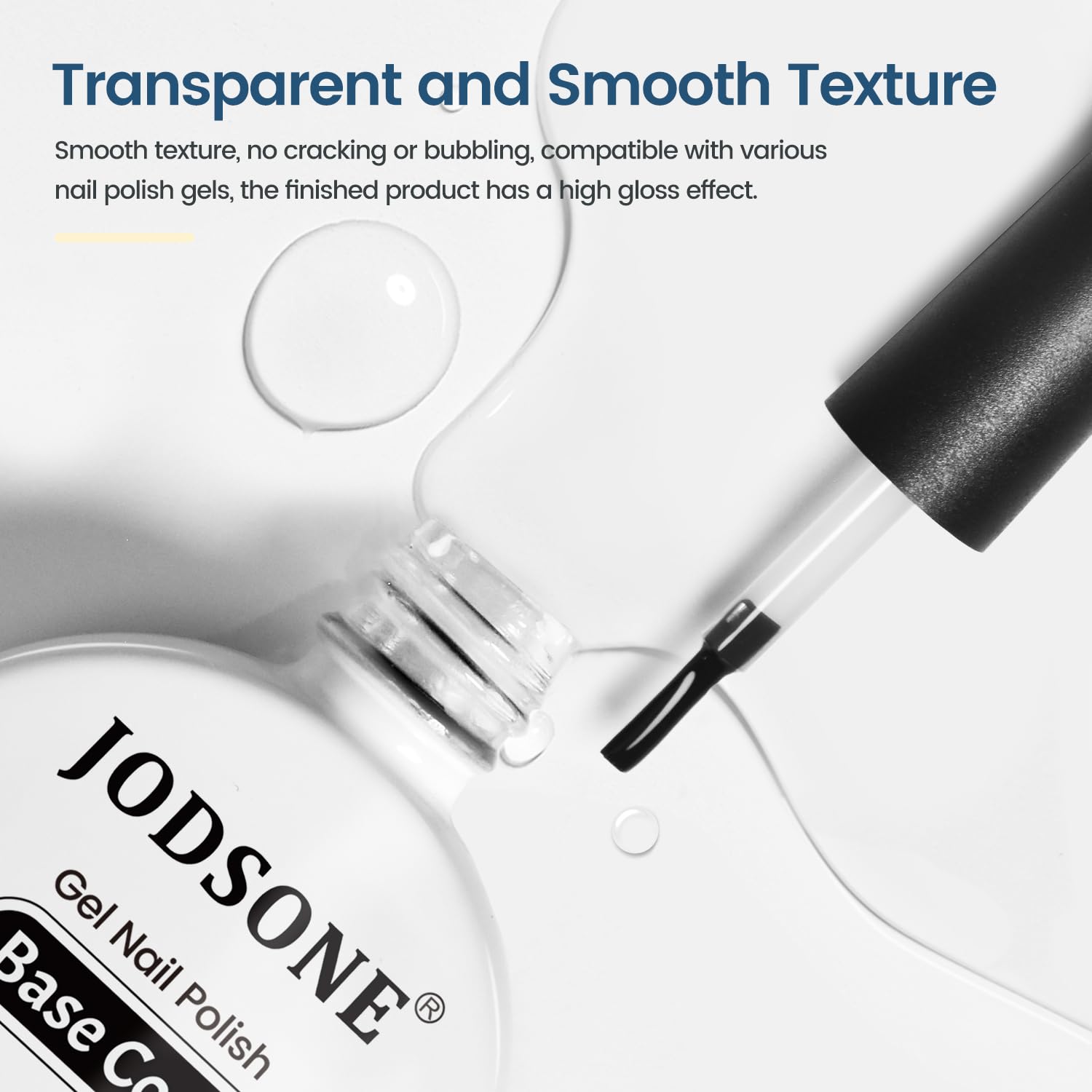 Glossy finish highlighted by JODSONE base coat after curing.
