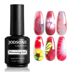 JODSONE Blooming Gel bottle close-up showing rich color and premium finish.