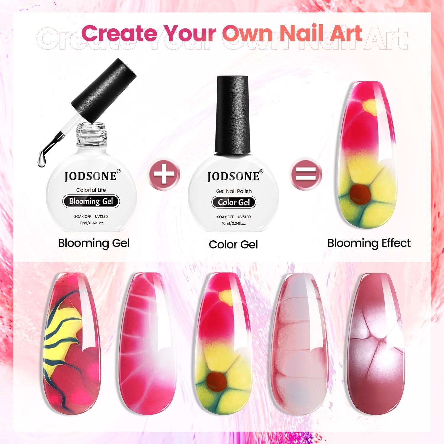 JODSONE Blooming Gel Gradient 10ml delivers seamless color transitions.